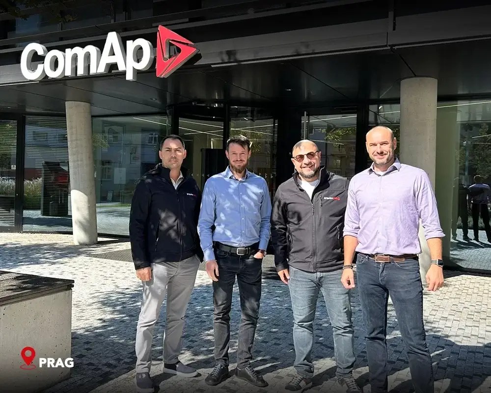 Starkgen and ComAp partnership on generator control systems, Prague