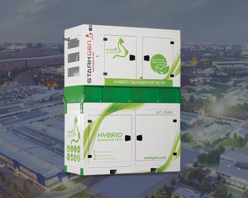 Starkgen hybrid generator systems integrating battery storage and renewables
