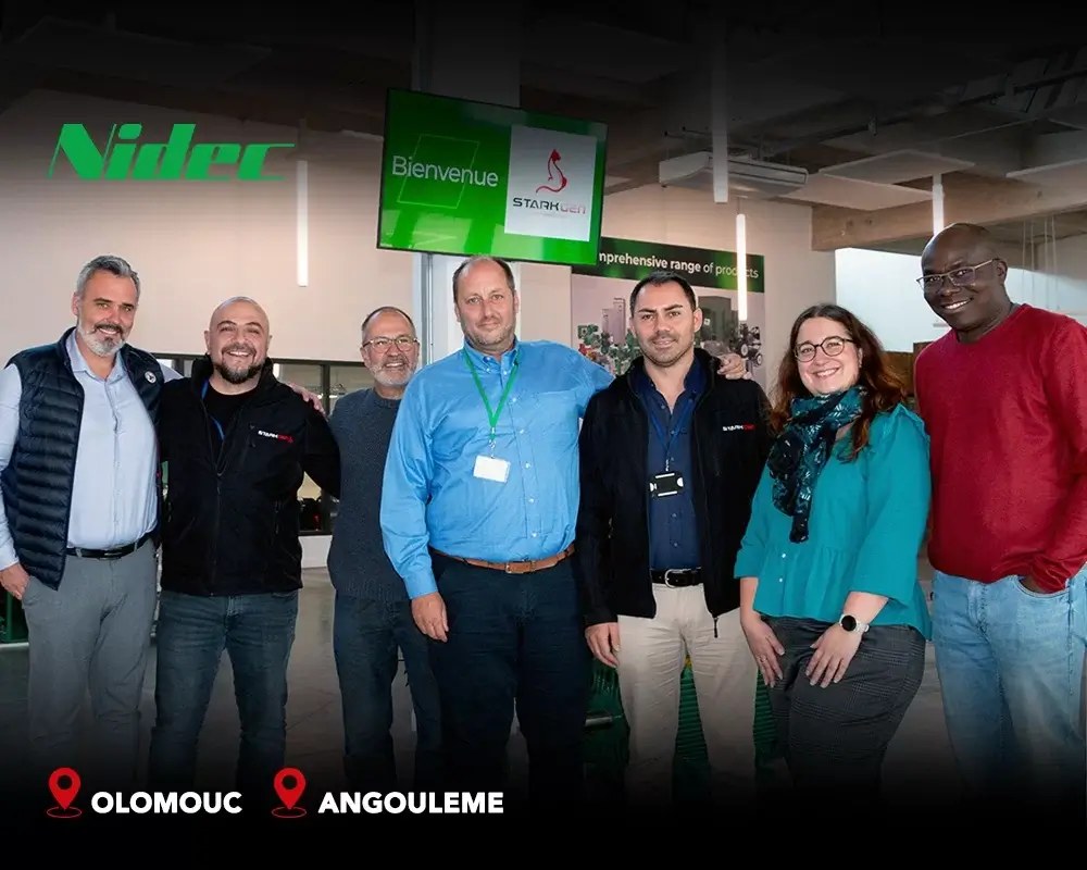 Starkgen strategic visit to Leroy-Somer alternator manufacturing facilities