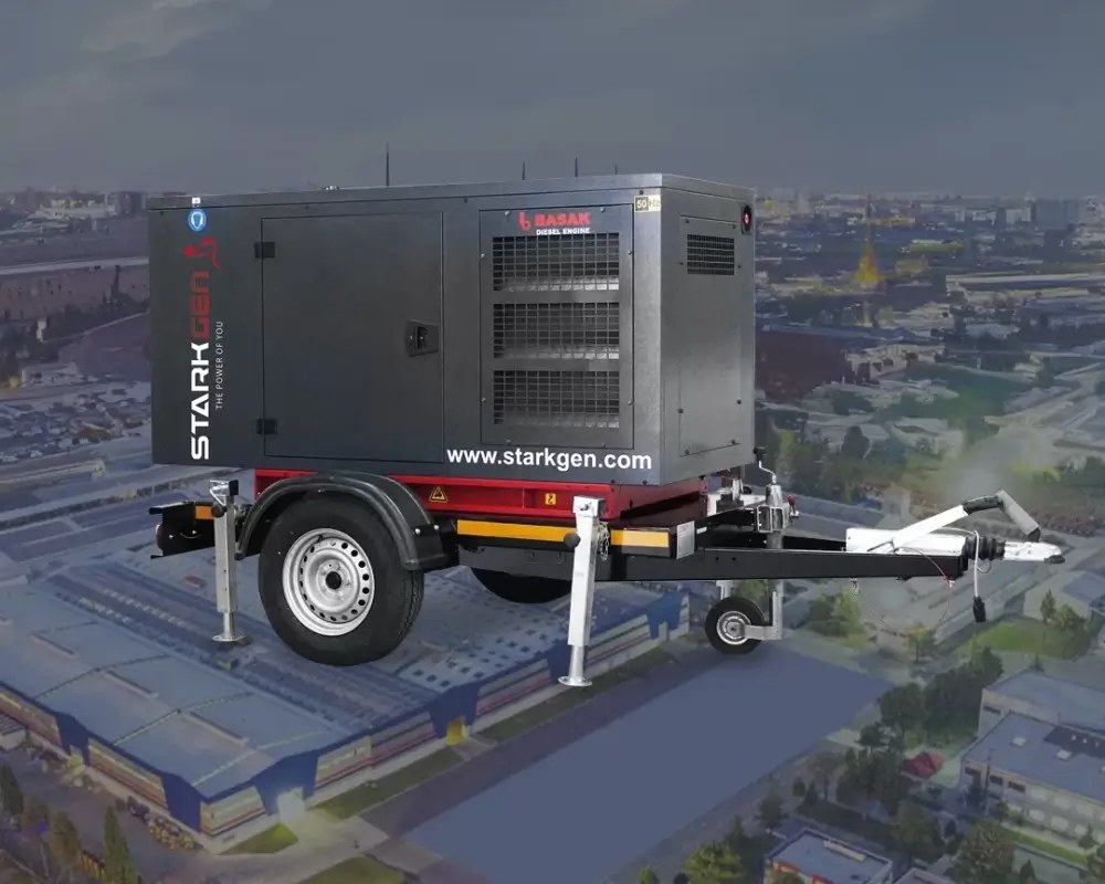 Starkgen mobile generator series for rapid-deployment temporary power